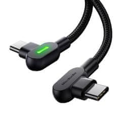 Mcdodo kabel USB-C do USB-C 60W, 2 m (črn)