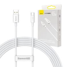 BASEUS Superior Series kabel USB na USB-C, 65 W, 2 m (bela)