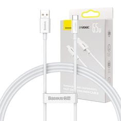 BASEUS Superior Series kabel USB na USB-C, 65 W, 1 m (bela)