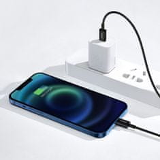 BASEUS Kabel USB-C na Lightning Superior Series, 20W, PD, 2m (črn)