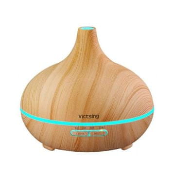 TIMMLUX Vlažilnik zraka za aromaterapijo z RGB LED osvetljavo 300ml