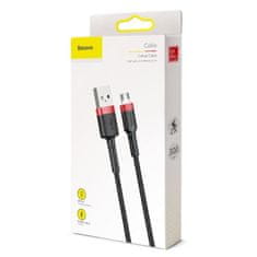 BASEUS Kabel USB-Mikro USB Cafule 2A 3 m (črno-rdeč)