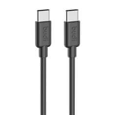 Budi Kabel USB-C do USB-C 65W 1,2 m (črn)