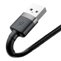 BASEUS Kabel USB Lightning Cafule 2,4A 0,5 m (siv/črn)