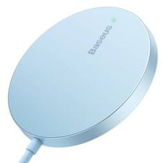 BASEUS Simple Mini 3 15W magnetni induktivni polnilec (modri)