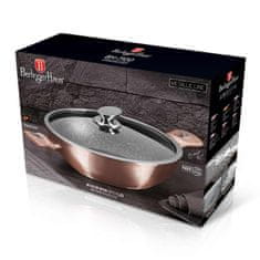 Berlingerhaus Ponev WOK z marmornato površino 30 cm Rosegold Metallic Line BH-7100