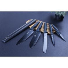 Berlingerhaus Komplet nožev z magnetnim držalom 6 kosov Aquamarine Metallic Line BH-2695