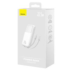 BASEUS Powerbank Comet 10000mAh 22,5W (bela)