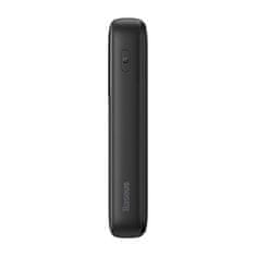 BASEUS Powerbank Comet s kablom USB na USB-C, 10000 mAh, 22,5 W (črna)