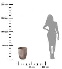 shumee Lonček za rože Stripped ECO kava latte 30xh36