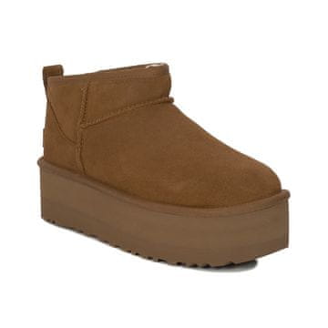 Ugg Australia Škornji bež Classic Ultra Mini Platform