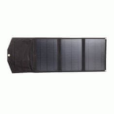 XO XRYG-280-3 21W 2xUSB zložljiv solarni polnilnik (črn)
