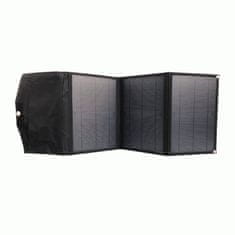 XO Zložljiv solarni polnilec XO XRYG-280-3 21W 2xUSB (črn)