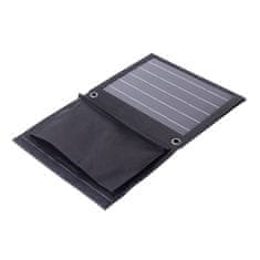 Choetech SC005 zložljiv solarni polnilec 22W 2xUSB (črn)