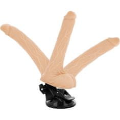 Basecock VIBRATOR BaseCock Realistic Bendable Flesh 18,5 cm