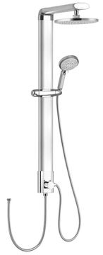 AQUALINE Elegantni Chrom Tuš Stolpec TOUR z Ročno in Glavno Prho