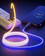 MXM Kabel za polnjenje in sinhronizacijo USB-C/Lightning za Apple z osvetlitvijo in PD, 1 meter