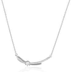 JVD Elegantna srebrna ogrlica s cirkoni SVLN0446XH2BI45