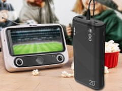 Tracer powerbank amos 20000mah qc3.0-pd20w bk črna