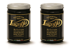 Lucaffé Mleta kava, Mr. Exclusive, 100% Arabica, paket 2x 250 g, v pločevinki