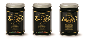 Lucaffé Mleta kava, Mr. Exclusive, 100% Arabica, paket 3x 250 g, v pločevinki