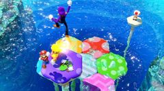 Nintendo Super Mario Party igra + DLC + Joy-Con par kontrolerjev, vijolčen/zelen (Switch)