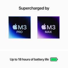 Apple MacBook Pro 14 prenosnik, M3 Pro, 18GB, SSD512GB, črna