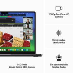 Apple MacBook Pro 14 prenosnik, M3 Pro, 18GB, SSD512GB, črna