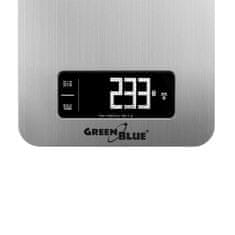 GreenBlue digitalna kuhinjska tehtnica s časovnikom gb170 min 1g max 5000g