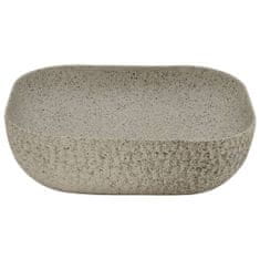 shumee Nadpultni umivalnik siv pravokoten 48x37,5x13,5 cm keramika