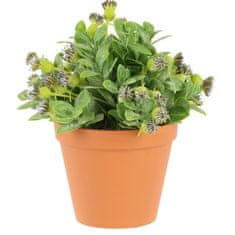 botle Sadilna posoda okrogla lonec za rastline 1,1L terrakota Ø15 cm plastika, za cvetlične aranžmaje, višina 12,6 cm