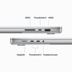 Apple MacBook Pro 16 prenosnik, M3 Pro, 18GB, SSD512GB, srebrna