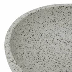 shumee Nadpultni umivalnik siv okrogel Φ41x14 cm keramika