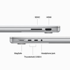 Apple MacBook Pro 14 prenosnik, M3, 8GB, SSD512GB, srebrna