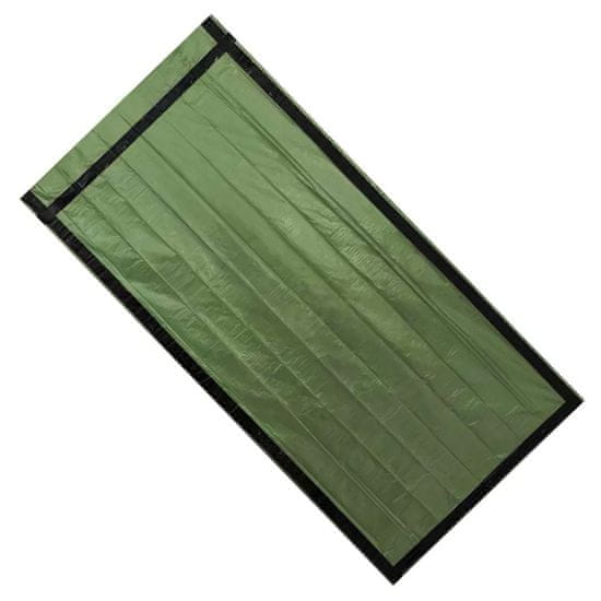 Northix Spalna vreča za nujne primere - 200 x 90 cm - zelena