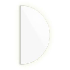 tulup.si Polkrožno ogledalo z LED osvetlitvijo Topla svetloba 25x50 cm