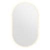 Ovalno ogledalo z led osvetlitvijo 40x70 cm Topla svetloba
