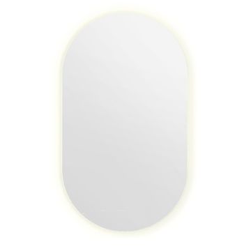 tulup.si Ovalno ogledalo z led osvetlitvijo Nevtralna svetloba