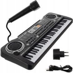 Kruzzel Male elektronske klaviature + mikrofon 61 tipk