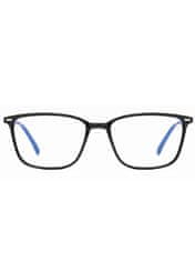 VeyRey Moška očala za blokiranje modre svetlobe Candlebees Ovalna Črna Universal