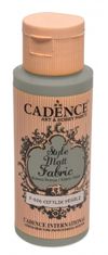Cadence Style Mat barva za tekstil - temno zelena / 50 ml