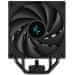 DEEPCOOL hladilnik AK400 Digital / 120mm ventilator / 4x toplotne cevi / PWM / za Intel in AMD / popolnoma črn ( digitalni zaslon