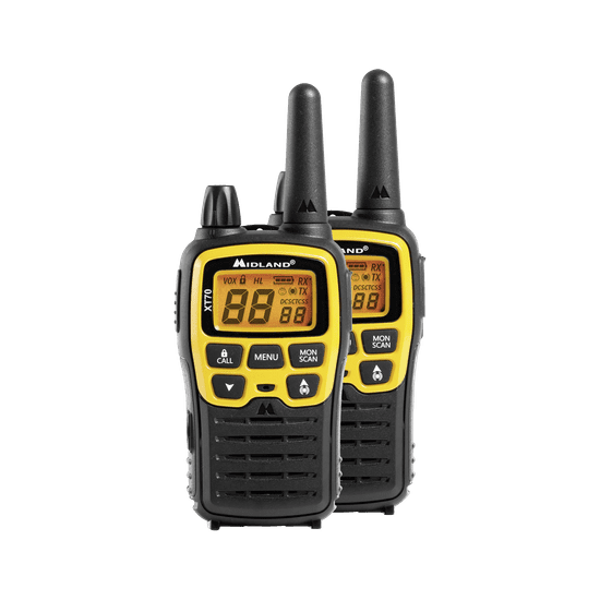 shumee Ročne radijske postaje PMR MIDLAND XT70, kovček
