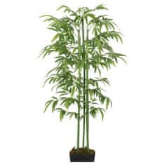 Vidaxl Umetno bambusovo drevo 384 listov 120 cm zeleno
