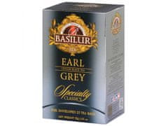 Basilur BASILUR Earl Grey - Cejlonski črni čaj z bergamotovim oljem v vrečkah, 25x2g x1