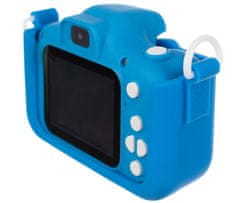 Kruzzel 3MP otroški fotoaparat LCD SD FULL HD moder + etui in trak