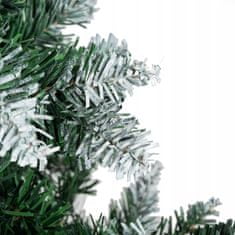 Ruhhy 2v1 božično drevo jelka na deblu 180cm s snegom