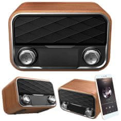 Verkgroup Prenosni akumulatorski 2000mAh bluetooth FM radio USB AUX