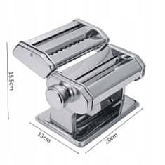 7v1 inox ročni strojček za raviole cmoke in testenine 20cm