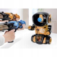 Kruzzel Elektronska arkadna igra lačni robot tarča + žogice in puške